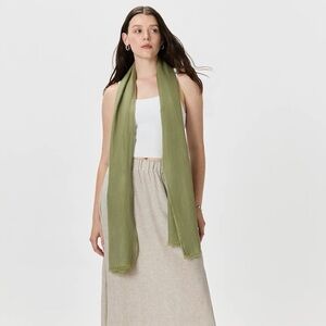 NWOT Sage Quince Cashmere/Silk Scarf